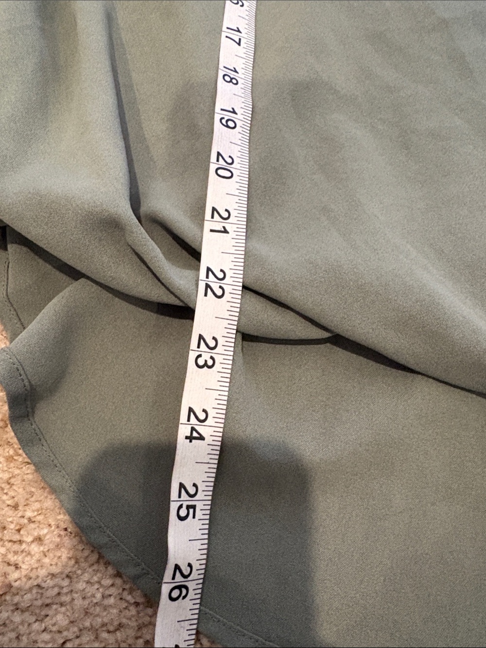 SHEIN Olive Green Draped V-Neck Cami with Slim Straps - Picture 5 of 5